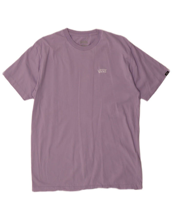 Vans T-shirt coupe classique pour homme en coton violet moyen