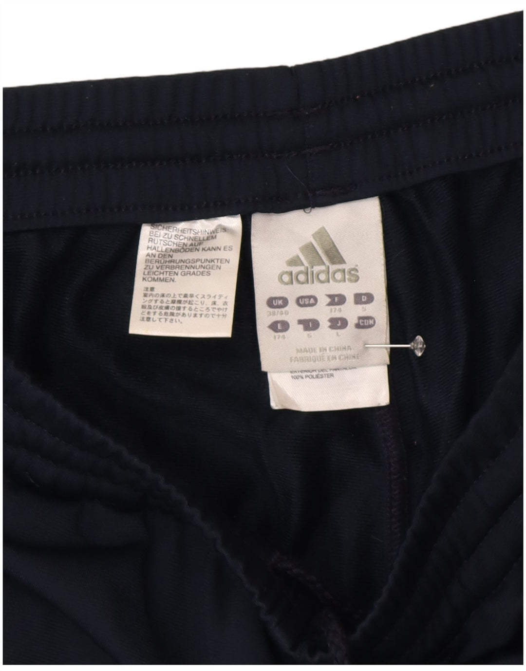 ADIDAS Pantalon de survêtement pour homme UK 38/40 Bleu marine moyen