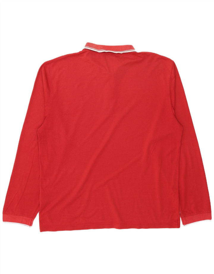 Champion Polo à manches longues pour homme 2XL Rouge