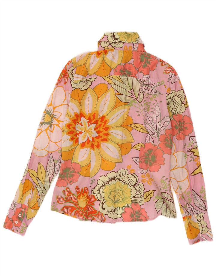 Sisley Chemise UK 12 Medium Multicolore Floral