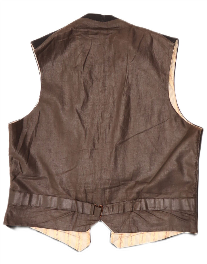 gilet homme vintage moyen noir