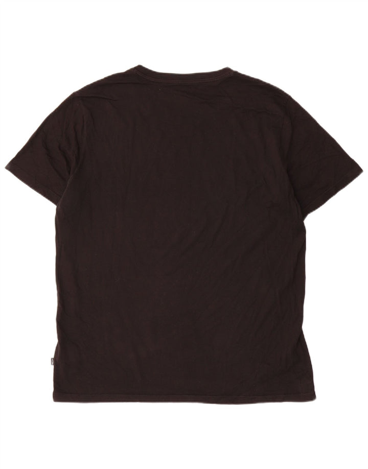 Puma T-Shirt Graphique Homme Noir Moyen Coton
