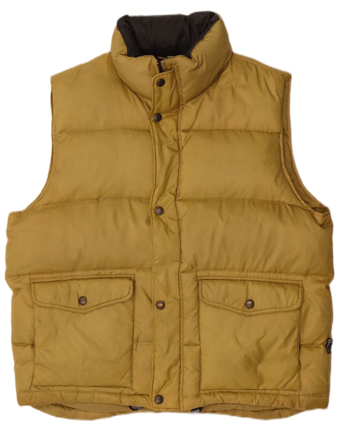 Brugi Gilet Rembourré IT 54 2XL Homme Jaune Polyamide