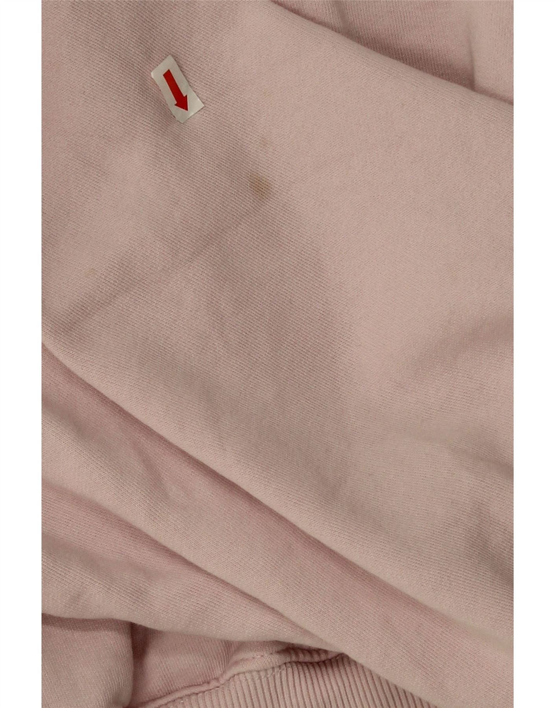 Zara Sweat-shirt court surdimensionné pour femme UK 14 en coton rose moyen