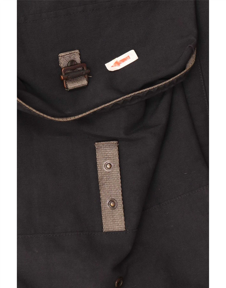 PEUTEREY Veste Parka Homme UK 42 XL Bleu Marine Polyamide