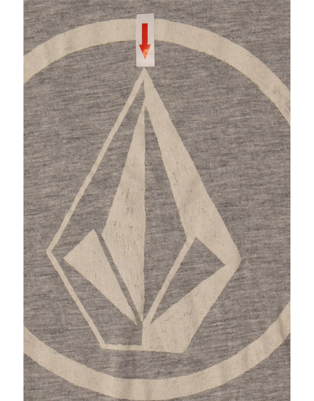 Volcom T-shirt graphique pour hommes, grand, en coton color block, gris
