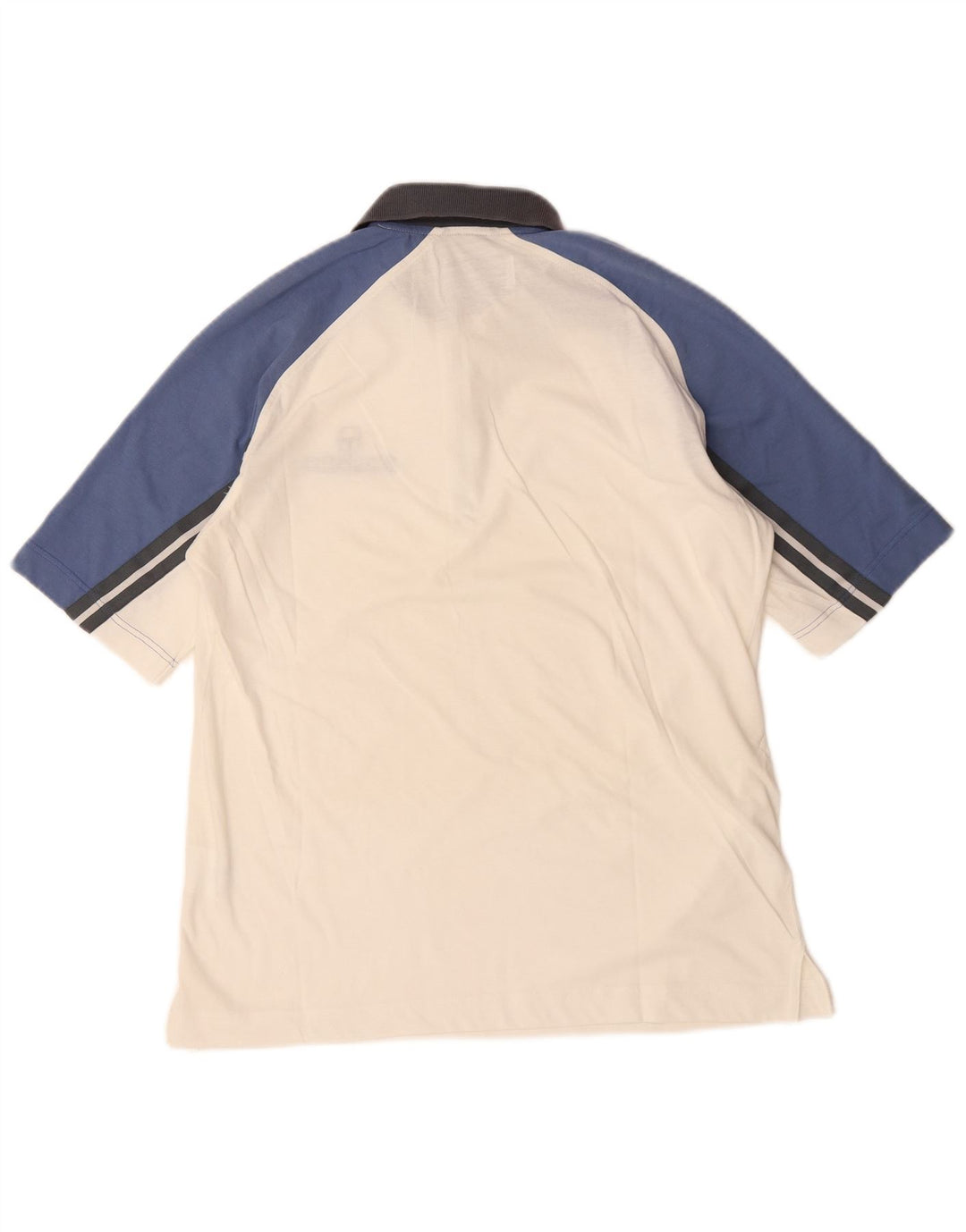 SERGIO TACCHINI Polo Homme Blanc Moyen Colourblock Coton
