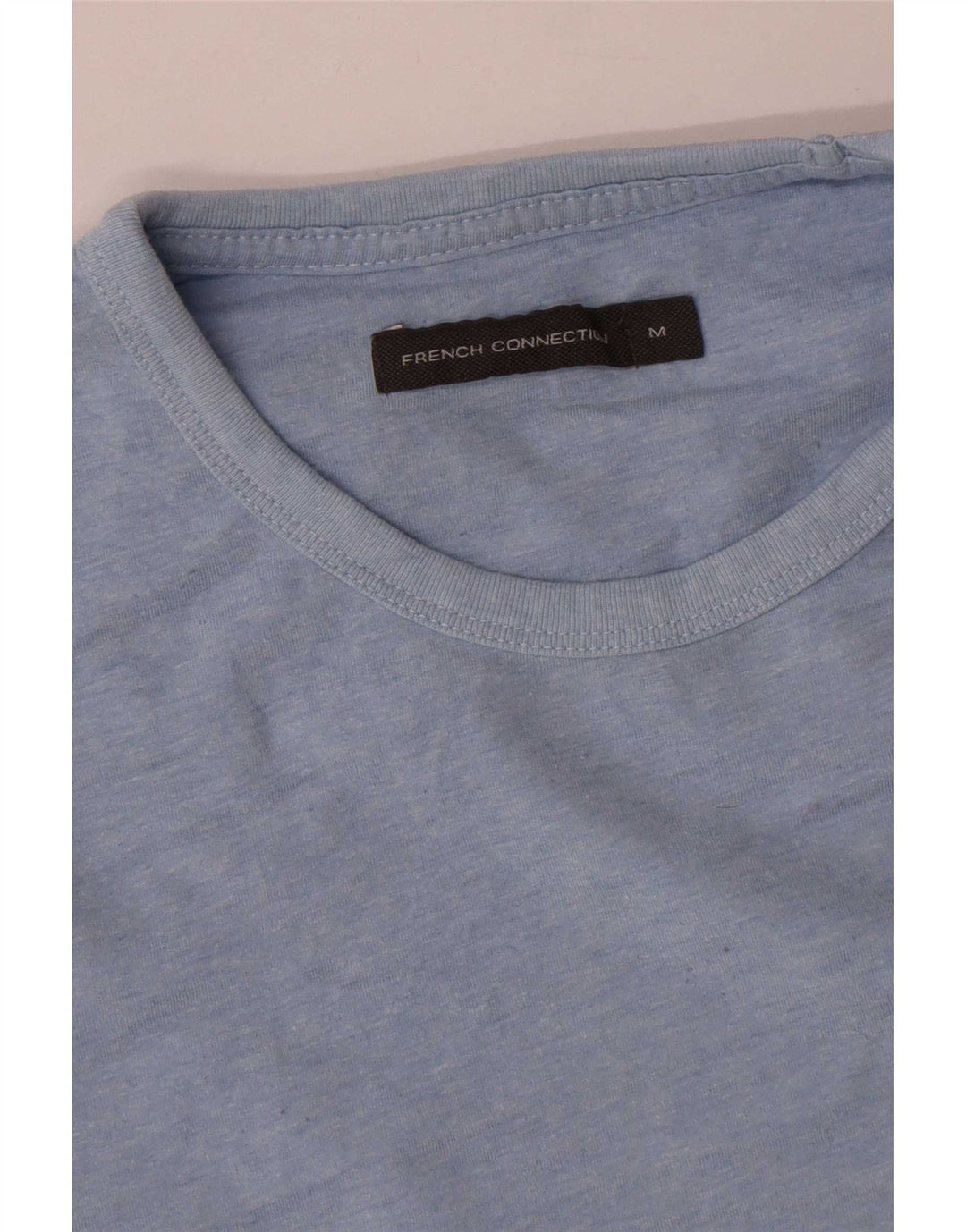 French Connection T-Shirt Homme Bleu Moyen Coton