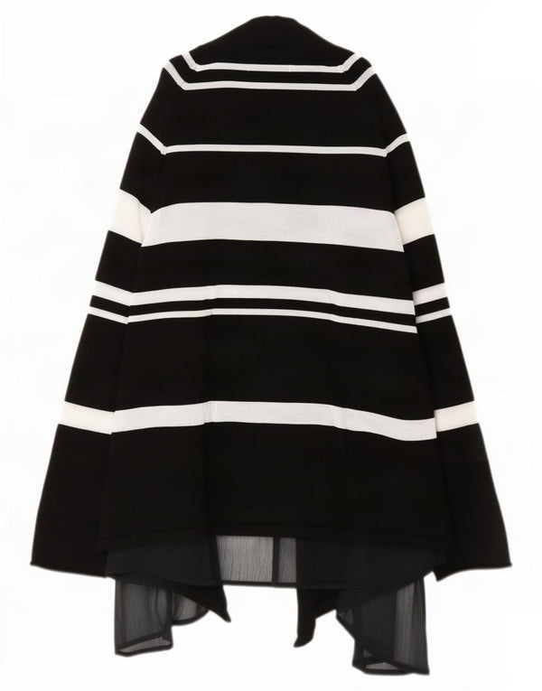 Marks & Spencer Haut cardigan asymétrique Per Una pour femme UK 16 Large Noir