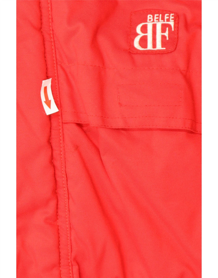 Belfe & Belfe Veste matelassée coupe ample pour homme UK 36 Small Rouge