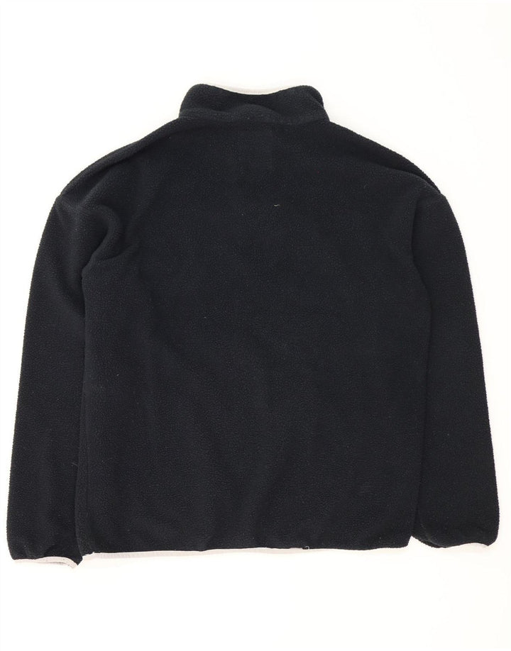Columbia Pull polaire à col boutonné pour homme Taille L Noir Polyester