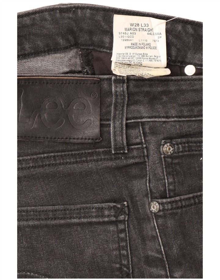 Lee Jean Droit Marion Femme W28 L33 Gris Coton