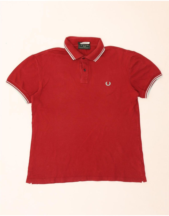 Fred Perry Polo Homme IT 48 Coton Bordeaux Moyen