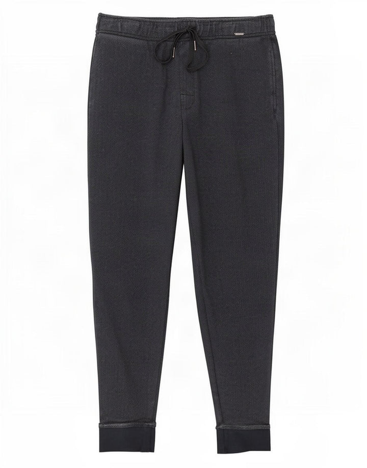 Marks & Spencer Pantalon Autograph Femme Moyen W28 L28 Gris Chevrons