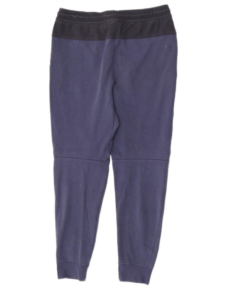 Nike Pantalon de survêtement pour homme en coton color block bleu marine moyen