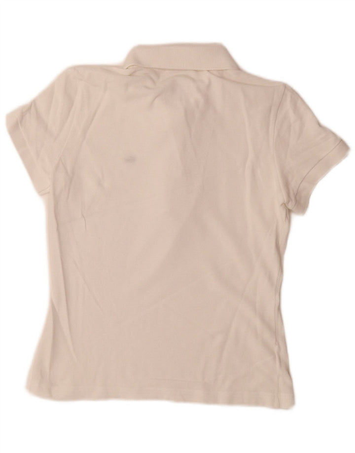 Lacoste Polo Femme Taille 38 Moyen Blanc