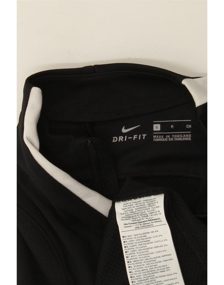 NIKE Haut de survêtement Dri Fit à col zippé pour homme, petit color block noir