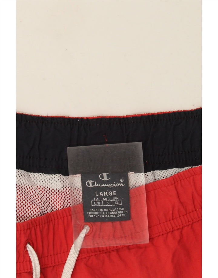 Champion Short de Bain Graphique Homme Grand Rouge