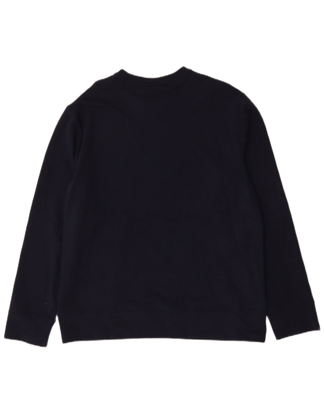 Reebok Sweat-shirt pour homme en coton bleu marine Taille L
