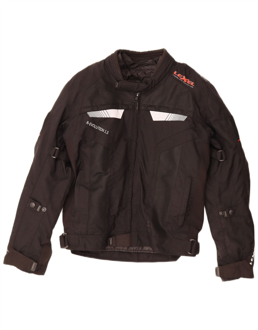 LEXEL Veste de course graphique pour homme UK 40 Large Noir