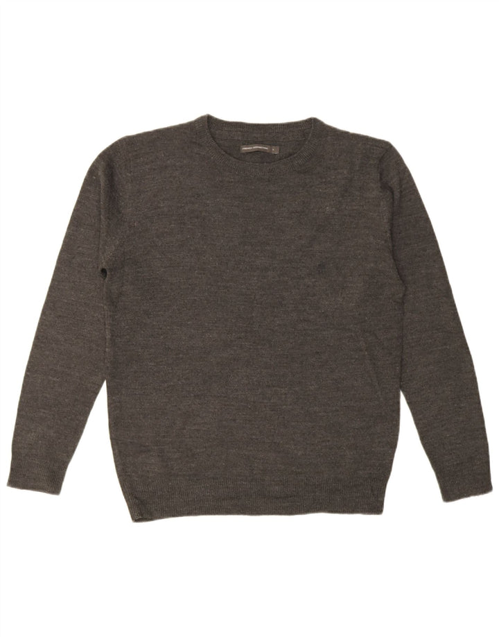 French Connection Pull col rond homme gris moyen