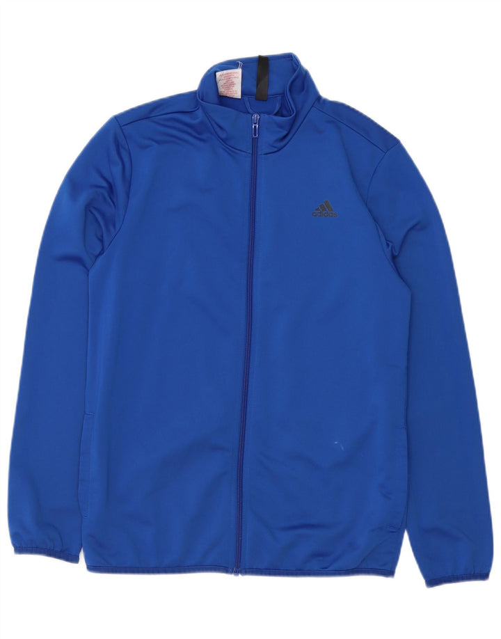 Veste de survêtement Adidas Graphic Garçon 13-14 ans Bleu Polyester