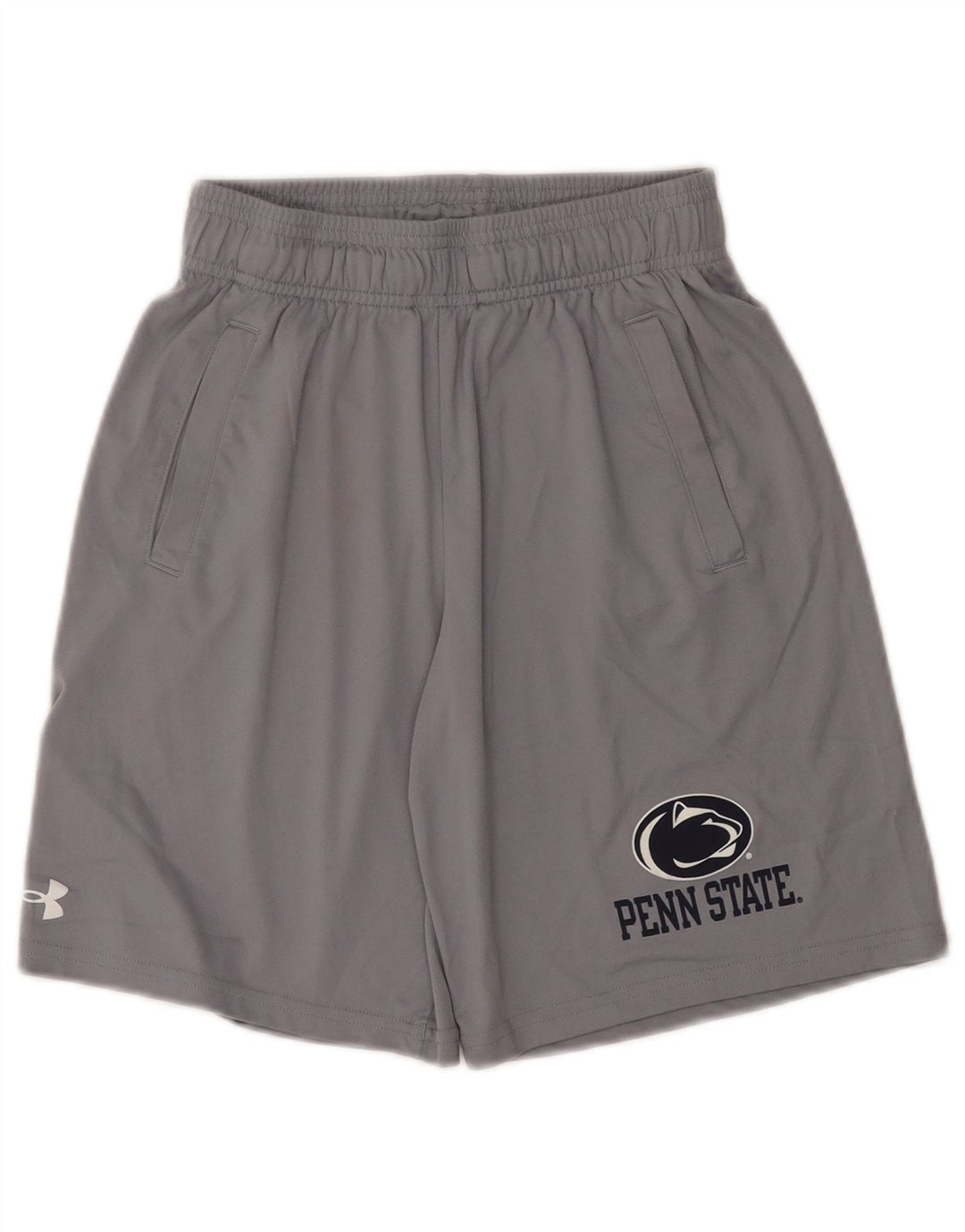 UNDER ARMOUR Short de sport Penn State Graphic pour garçon 11-12 ans, grand gris
