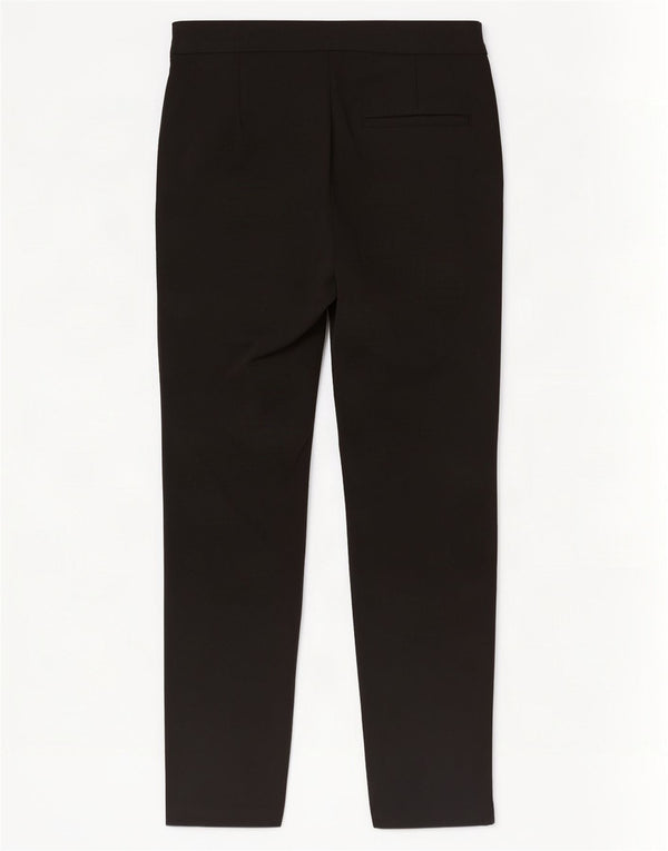 Zara Pantalon de costume slim taille haute pour femme EU 42 Large W32 L26 Noir