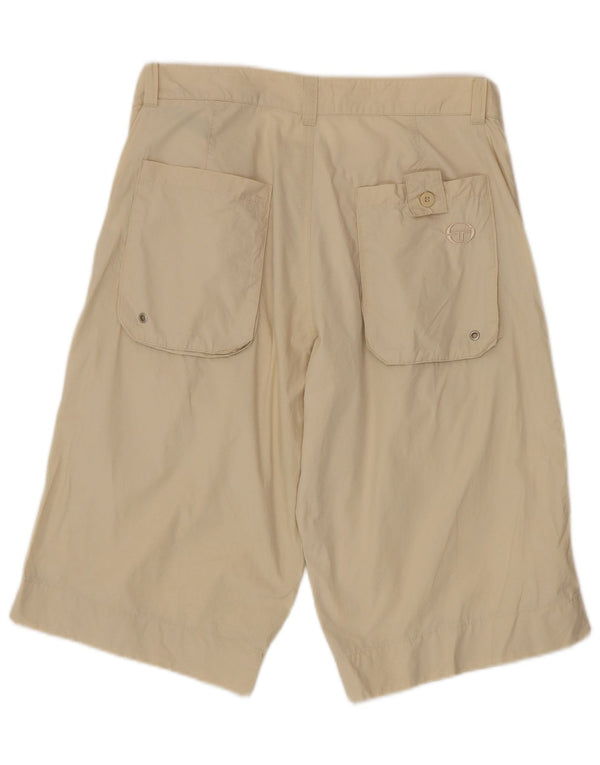 Sergio Tacchini Short décontracté pour homme IT 50 Large W34 Coton Beige