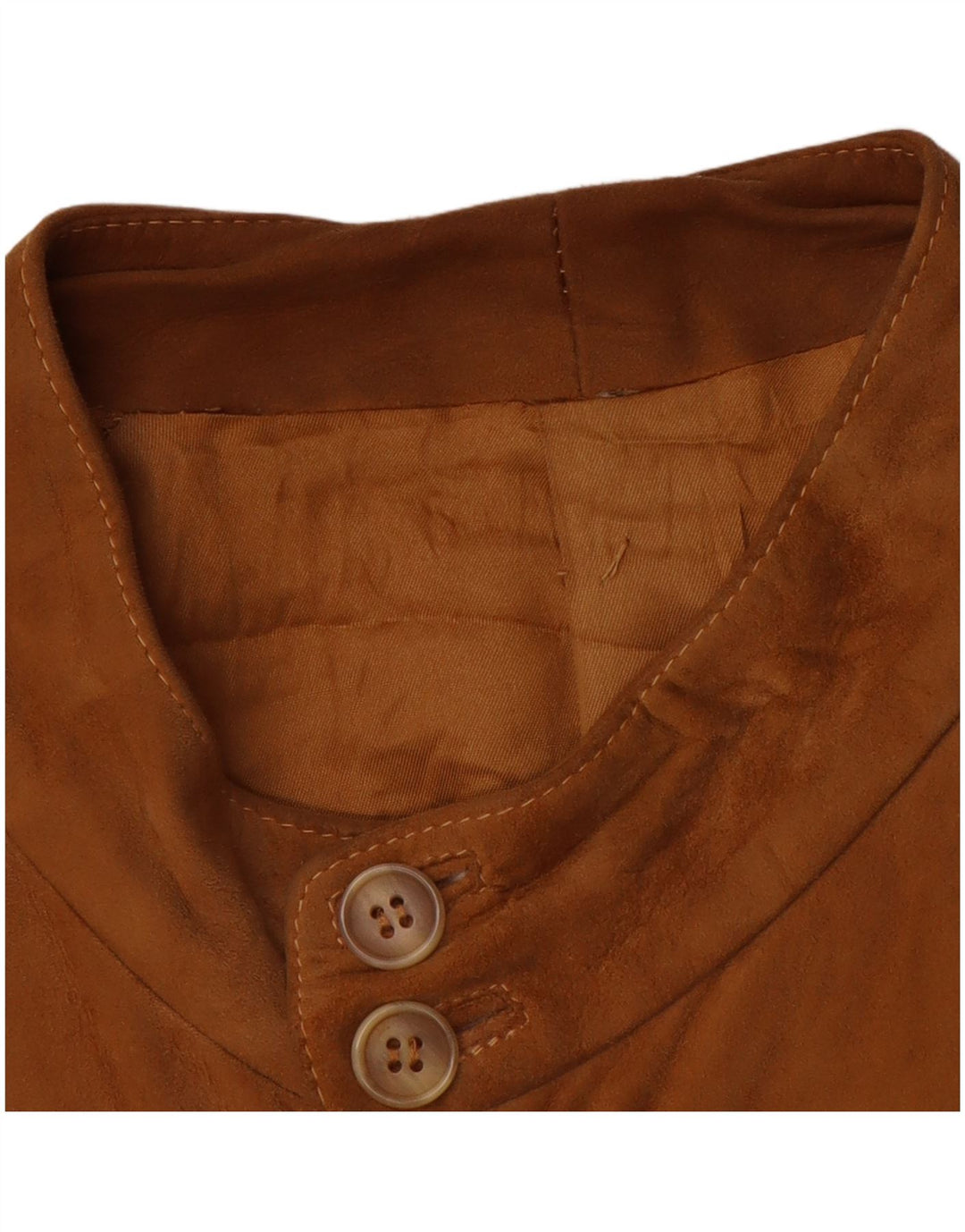 vintage Mens Suede Bomber Jacket UK 38 Brun Moyen