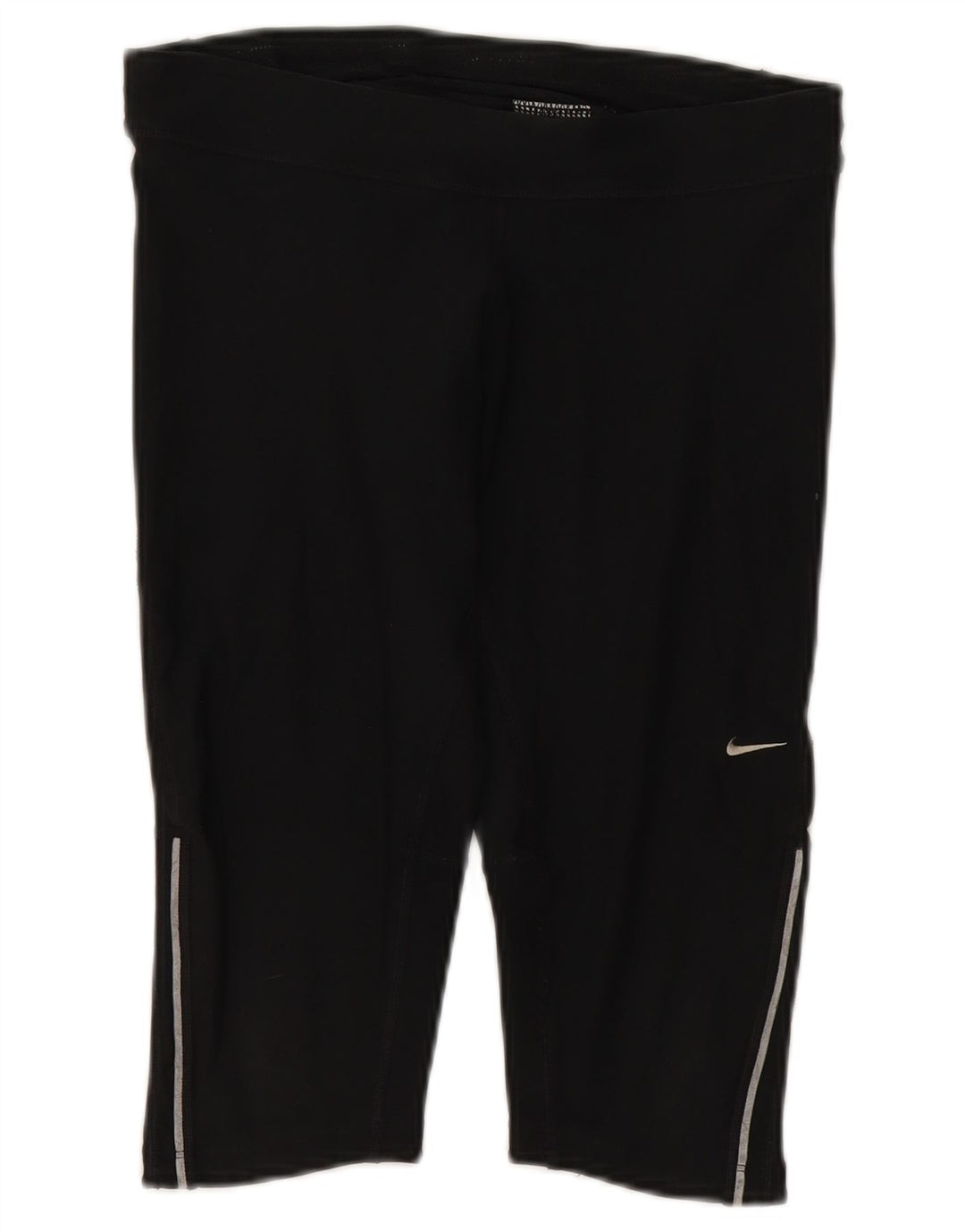 Nike Legging Capri Dri Fit pour femme UK 14 Noir moyen Polyester