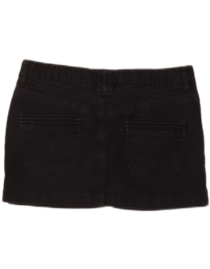 Diesel Femme Mini Jupe En Jean W29 Coton Noir Moyen