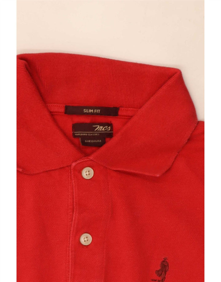 Marlboro Classics Polo Slim Fit Homme Rouge Moyen