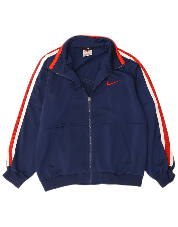 Veste de survêtement Nike pour garçon 10-11 ans Bleu marine moyen colour block