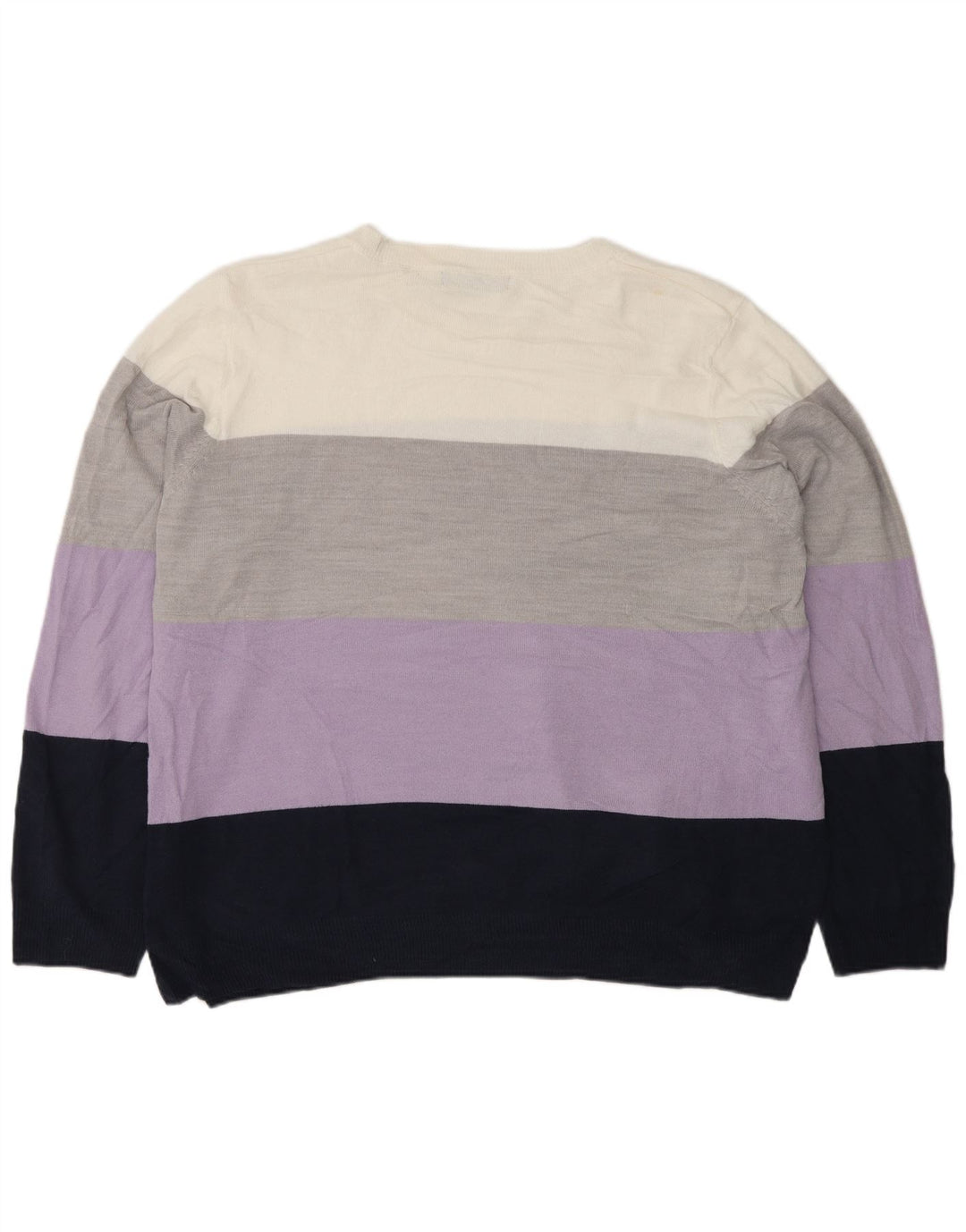 Marks & Spencer Pull ras du cou pour femme UK 22 2XL Multicolore