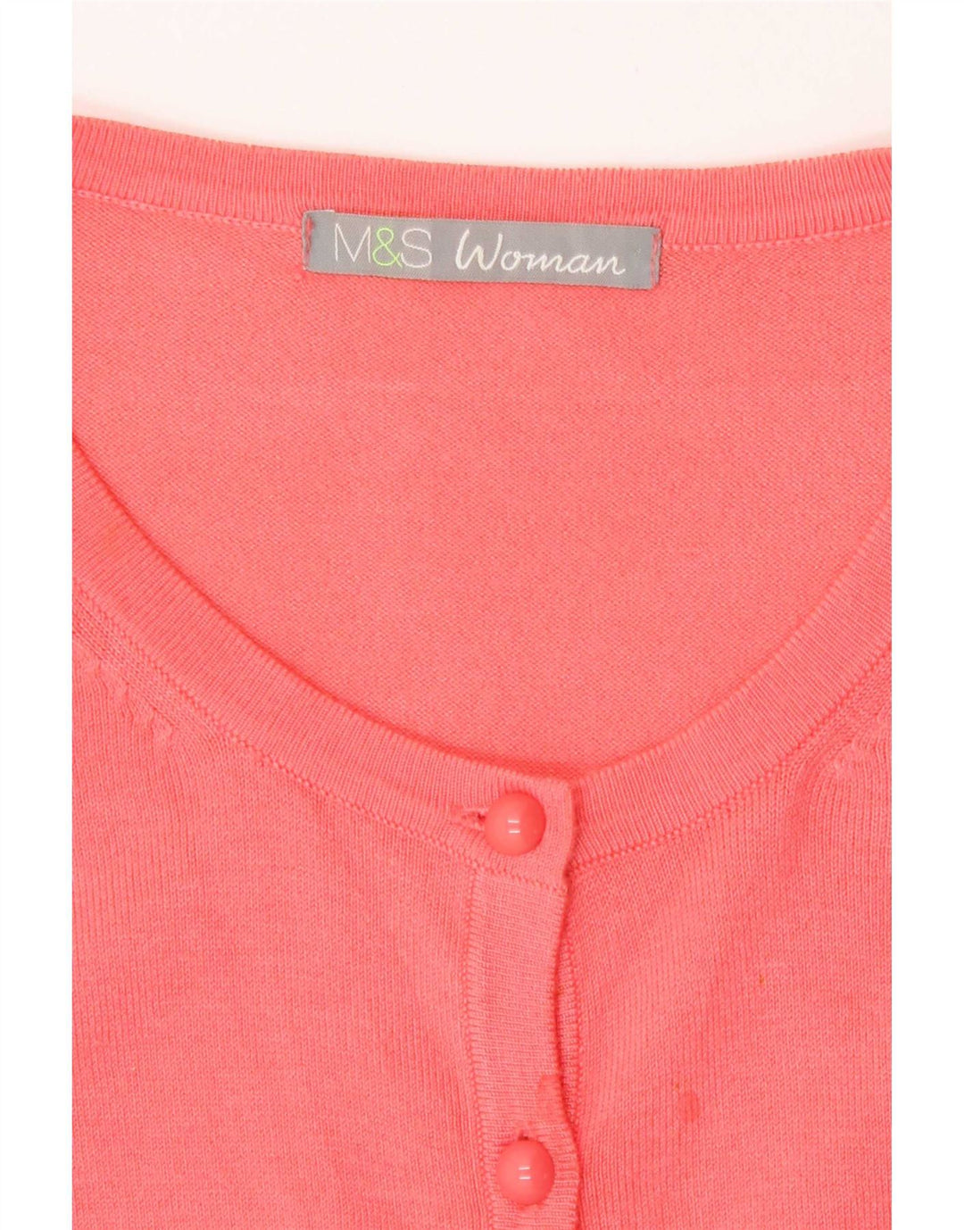 Marks & Spencer Pull Cardigan pour Femme UK 10 Petit Rose