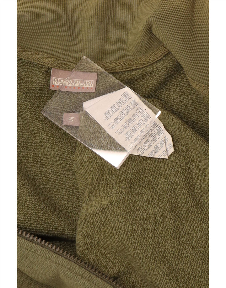 NAPAPIJRI Veste de Survêtement Graphique Homme Kaki Moyen Coton