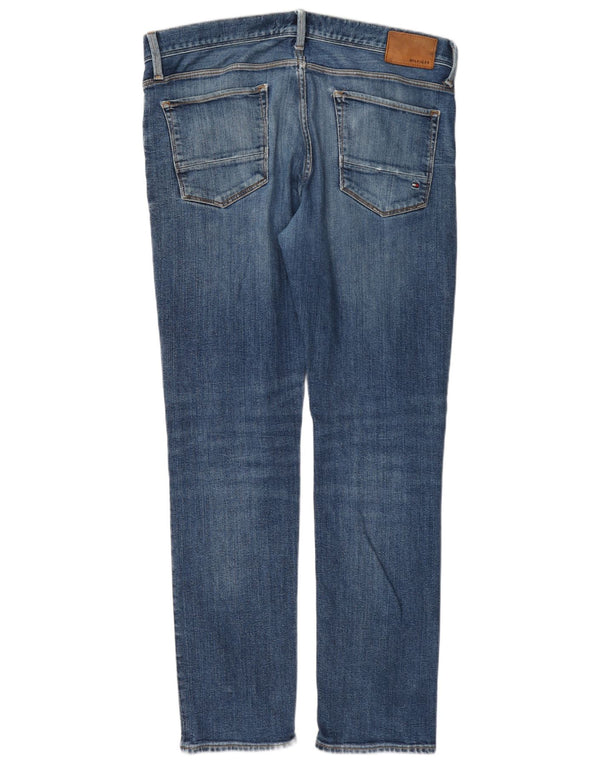 Tommy Hilfiger Jean Slim Homme W36 L30 Bleu Coton