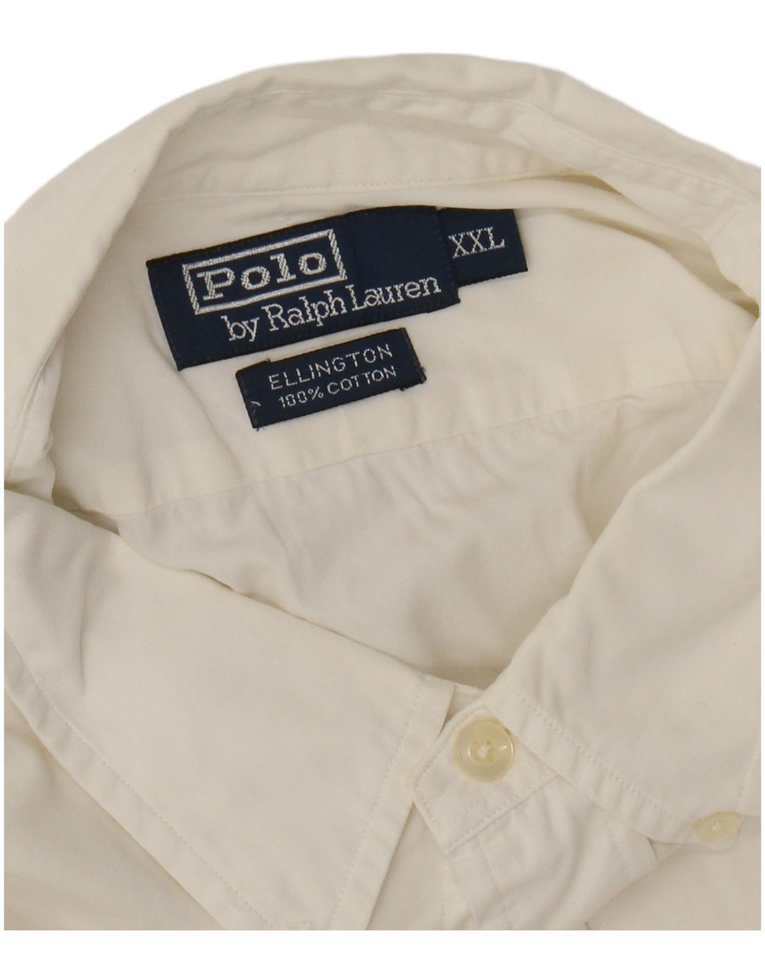 POLO RALPH LAUREN Chemise à manches courtes pour hommes 2XL Coton blanc