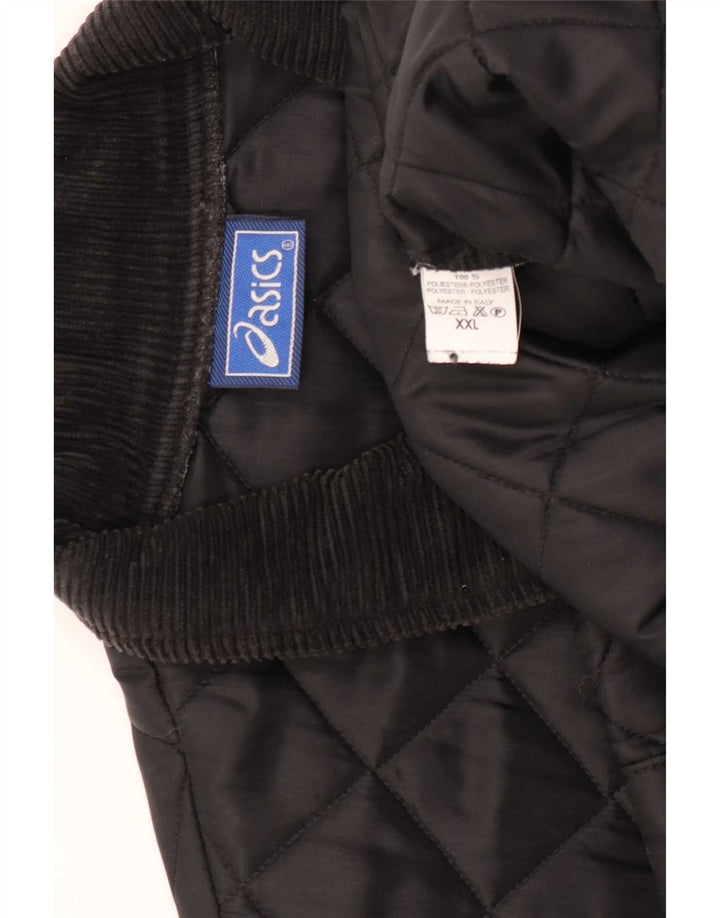 Asics Pardessus matelassé pour homme UK 44 2XL Noir Polyester