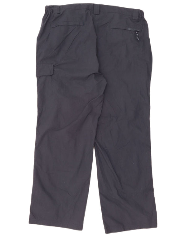 MOUNTAIN WAREHOUSE Pantalon Cargo Femme UK 18 XL W38 L29 Bleu Marine