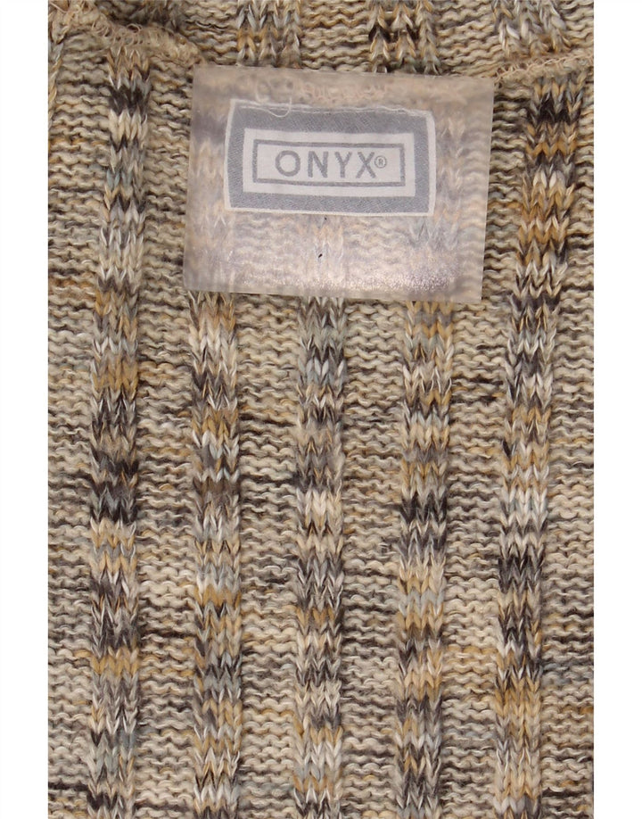Onyx Pull col roulé pour femme UK 16 Large Multicolore Moucheté
