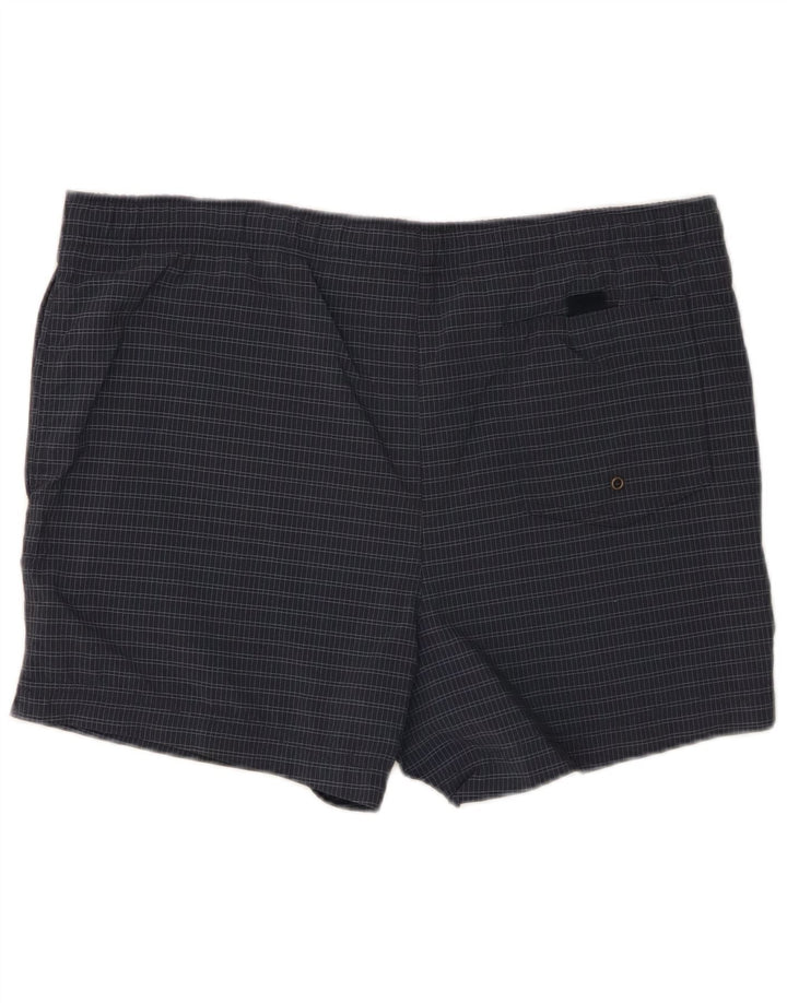 Marks & Spencer Short de Bain Blue Harbor Homme Grand Carreau Bleu Marine