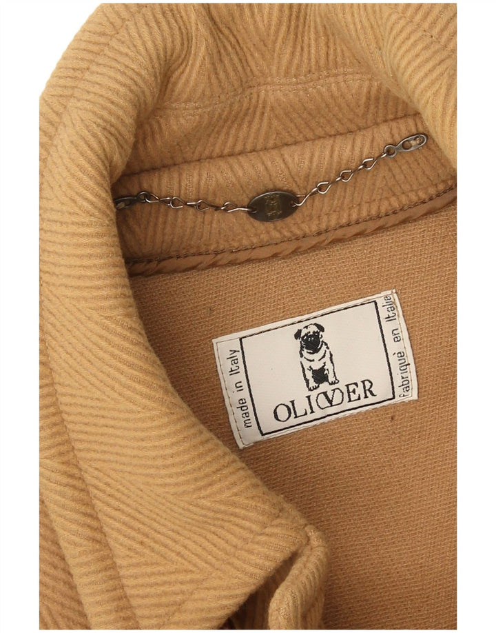 Oliver By Valentino Duffle-coat coupe ample pour homme IT 48 Chevron beige moyen