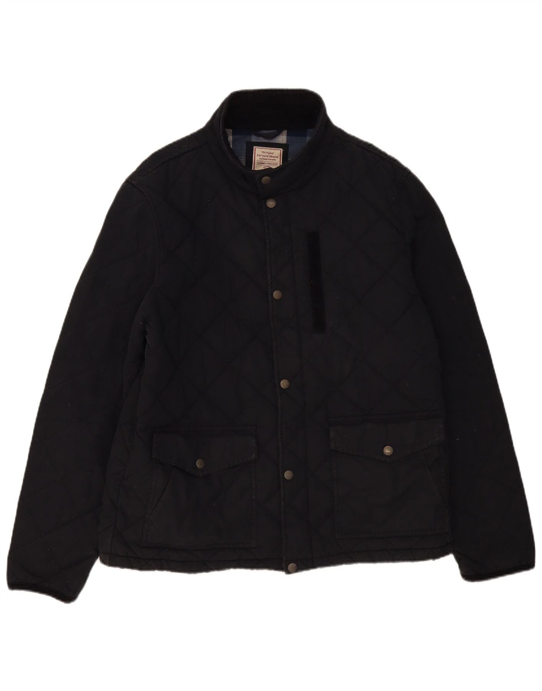 Fat Face Veste matelassée pour homme UK 42 XL Bleu marine Coton