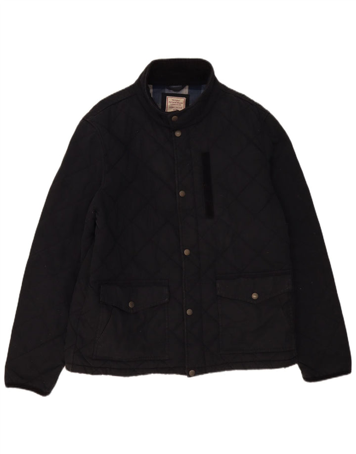 Fat Face Veste matelassée pour homme UK 42 XL Bleu marine Coton