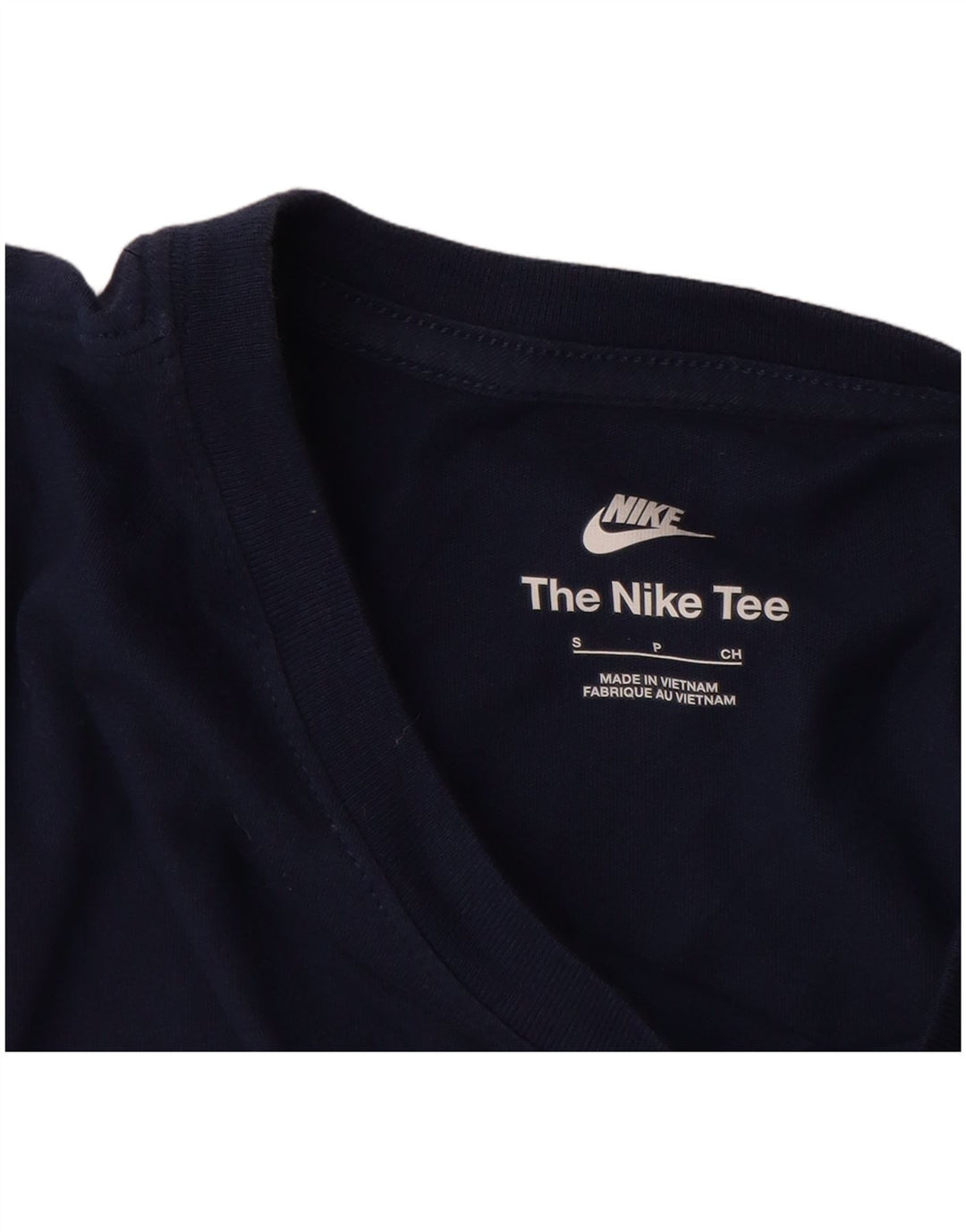 NIKE T-Shirt Homme Haut Petit Bleu Marine Coton
