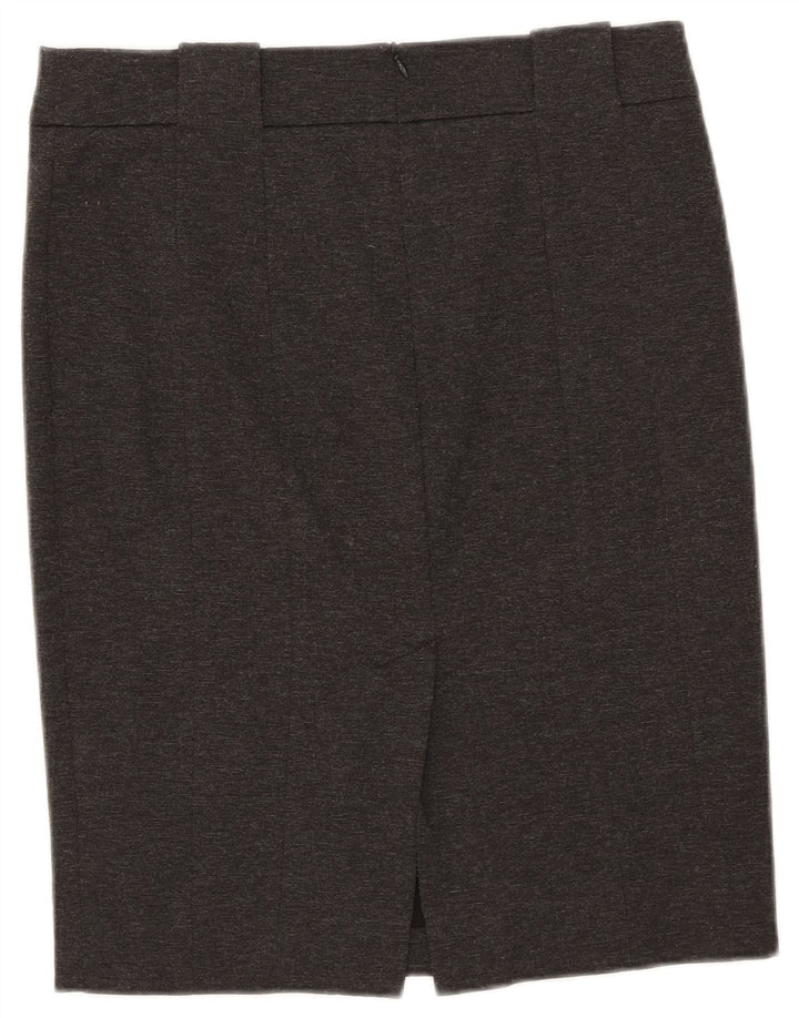 Jupe Crayon Femme Zara Large W30 Gris Moucheté