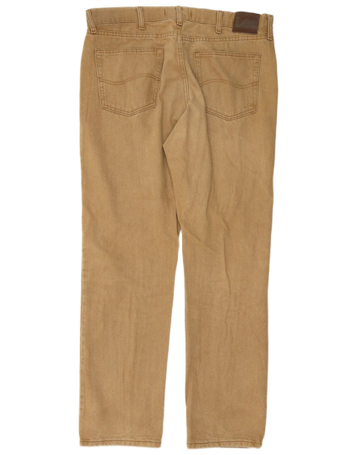 Lee Jean droit coupe régulière pour homme W38 L32 marron coton