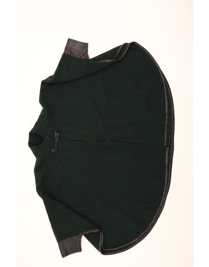 VINTAGE Manteau Poncho Femme Taille Unique Vert